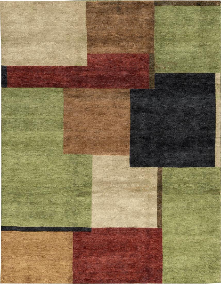 Modern Handmade Rug 9'6" x 12'3" (1 of 2)