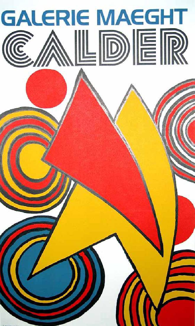 Alexander Calder Lithograph Triangles et Spirales (1 of 1)