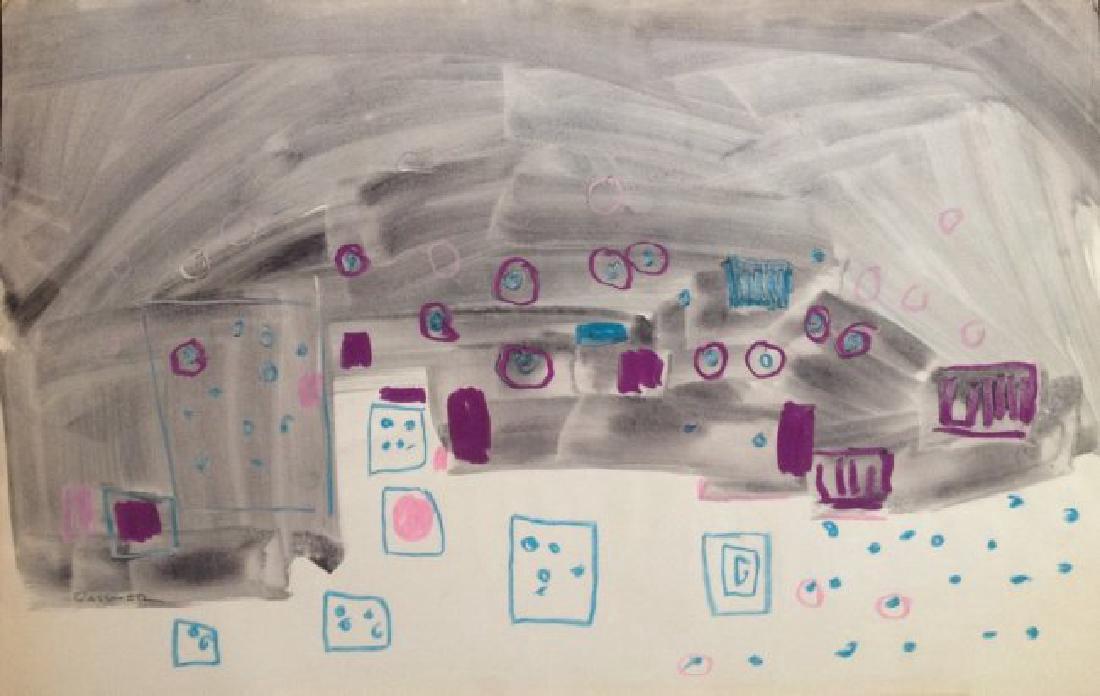 Charles Gassner Mixed Media Painting (1 of 3)