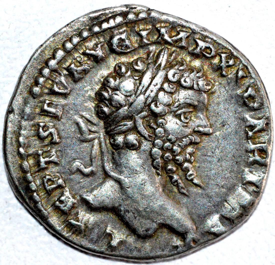 Rare Roman Silver Denarius of Septimius Severus (1 of 2)