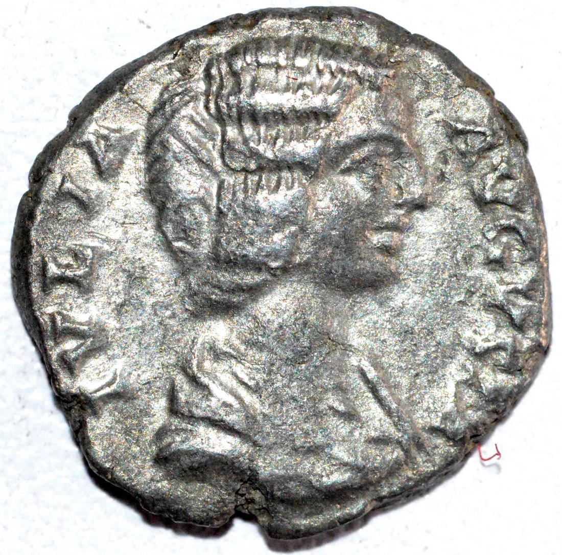 Roman Silver Denarius of Empress Julia Domna - rv. (1 of 2)