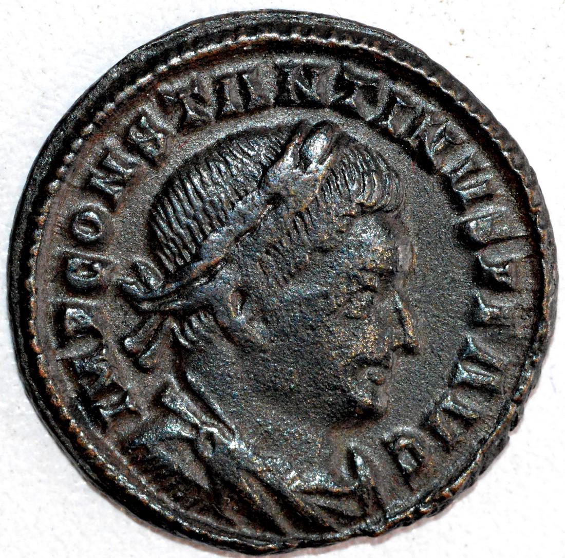 Roman Ae20 Follis - Constantinus I - London mint (1 of 2)