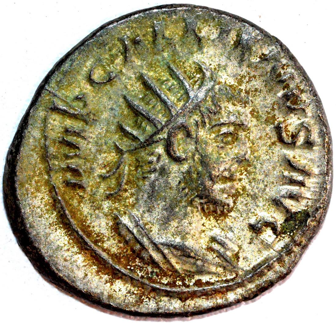 Roman Antoninianus of Galienus - rv. Liberalitas (1 of 2)