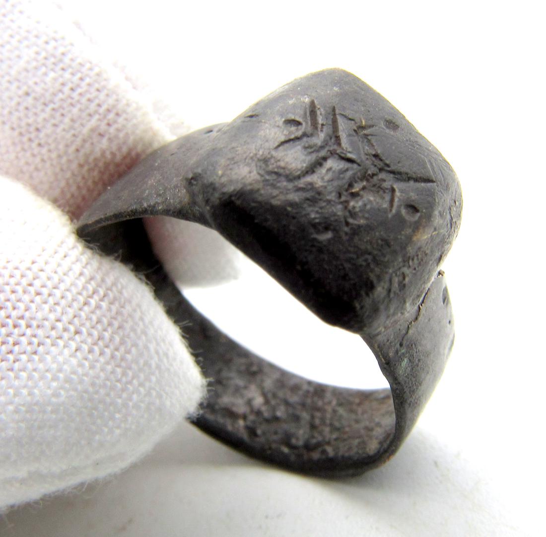 Viking Ring with Runic "Bravery" Symbols (1 of 4)