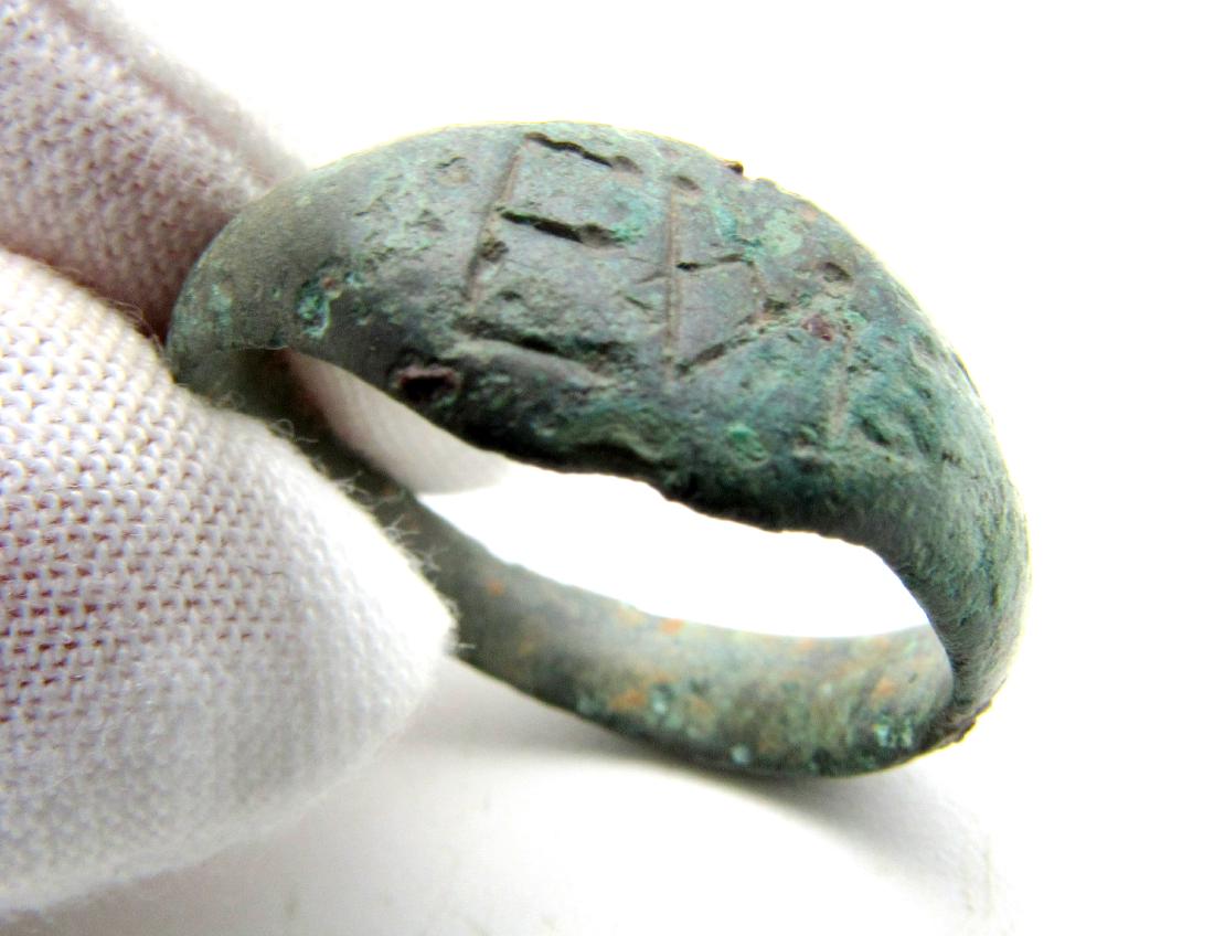 Roman Legionary Ring with Script on Bezel. (1 of 4)