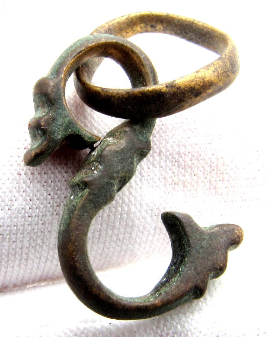 Viking Mythological Dragon Fafnir Amulet (1 of 2)