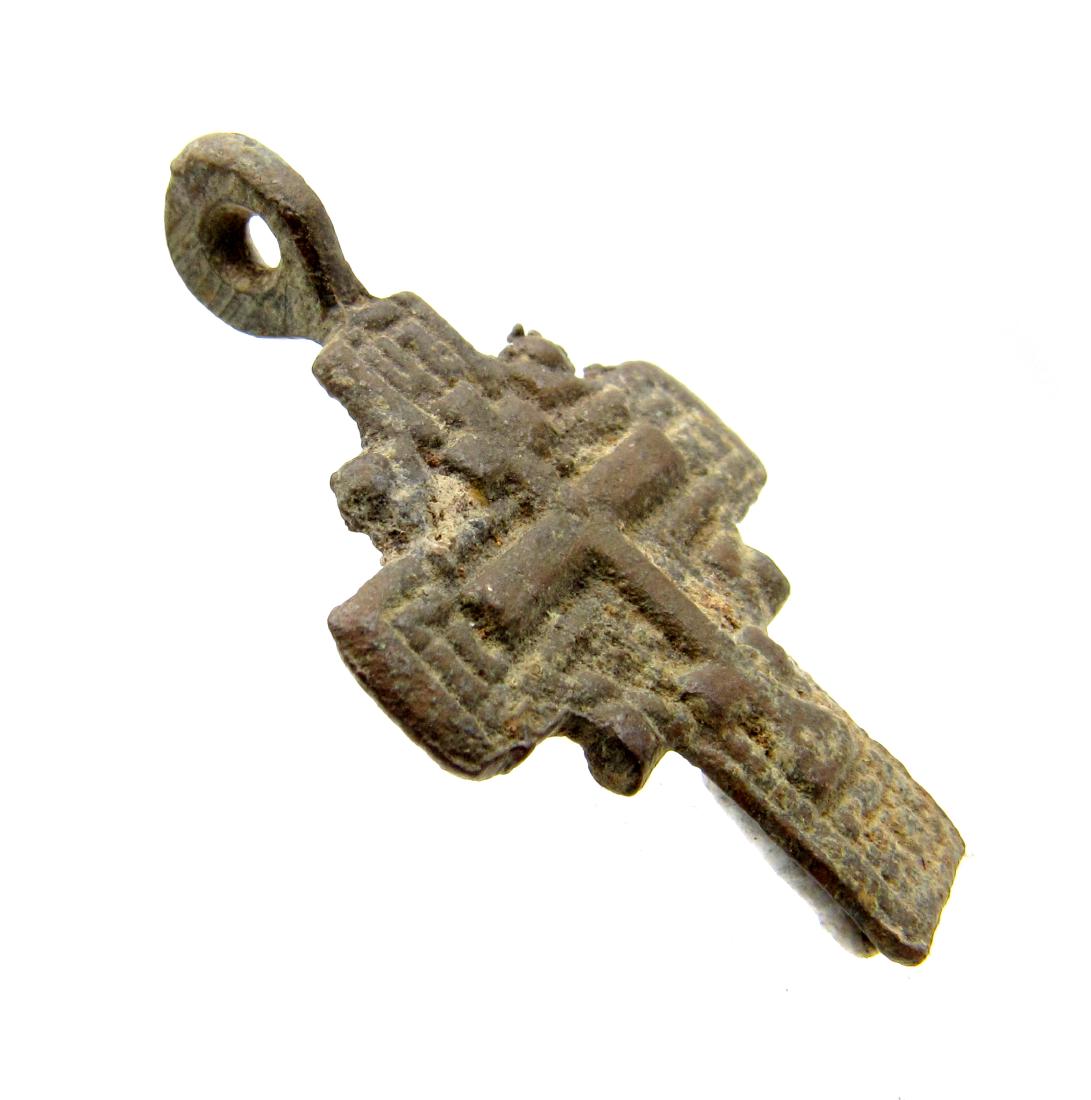 Late Medieval Cross pendant with Religious Motifs (1 of 3)