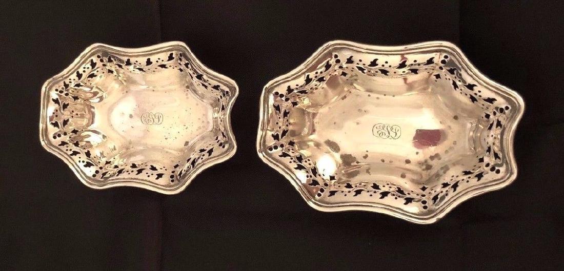 Pair of Antique Tiffany & Co Sterling Silver Nut Dishes (1 of 2)