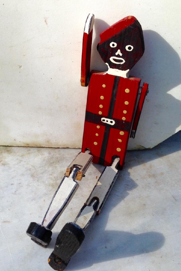 1930's Wooden Folk Dancing Figure in Original Paint (1 of 6)