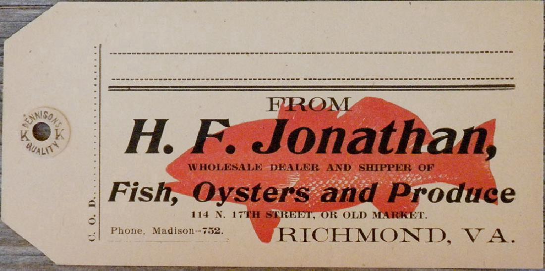 Fish, Oysters and Produce Advertising (1 of 1)