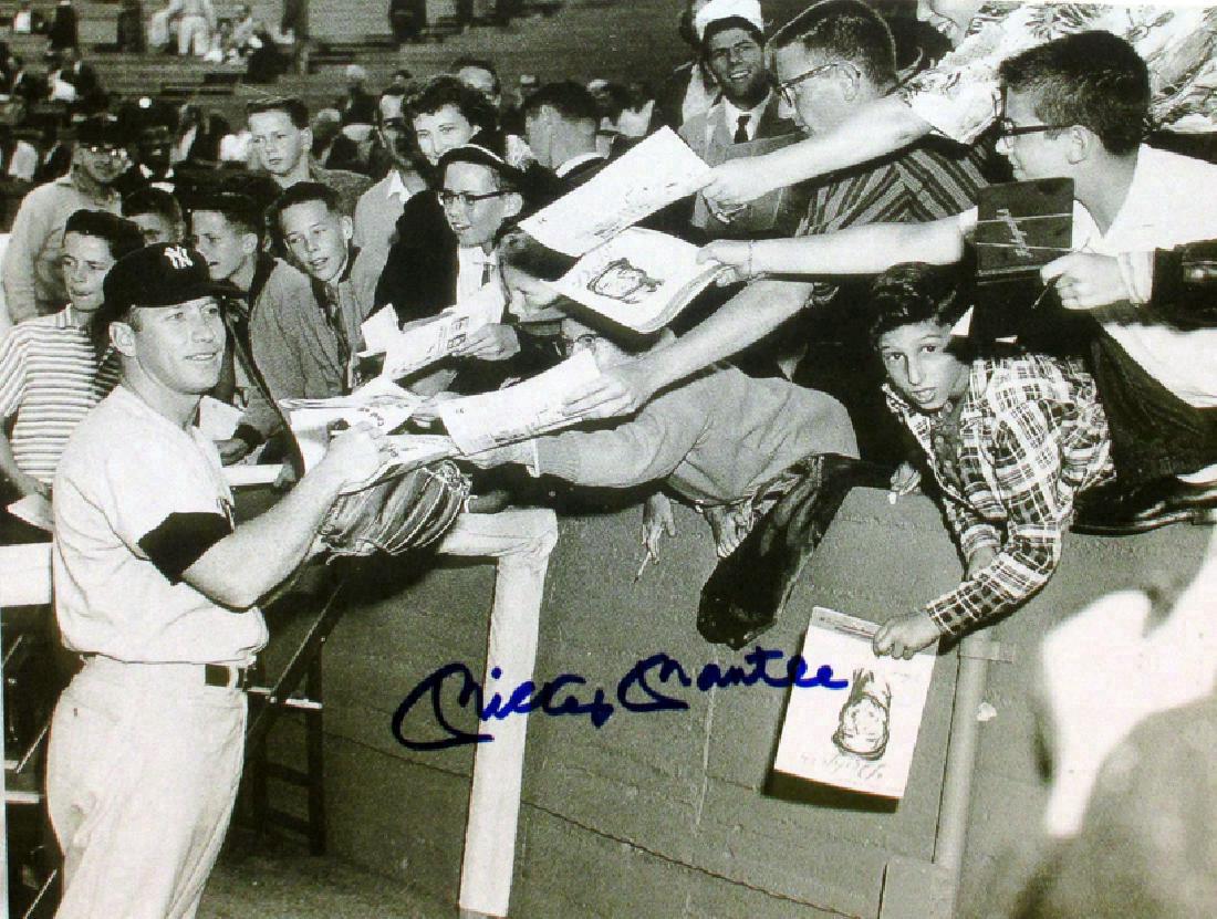 Mickey Mantle Autographed 8x10 Photo (1 of 1)