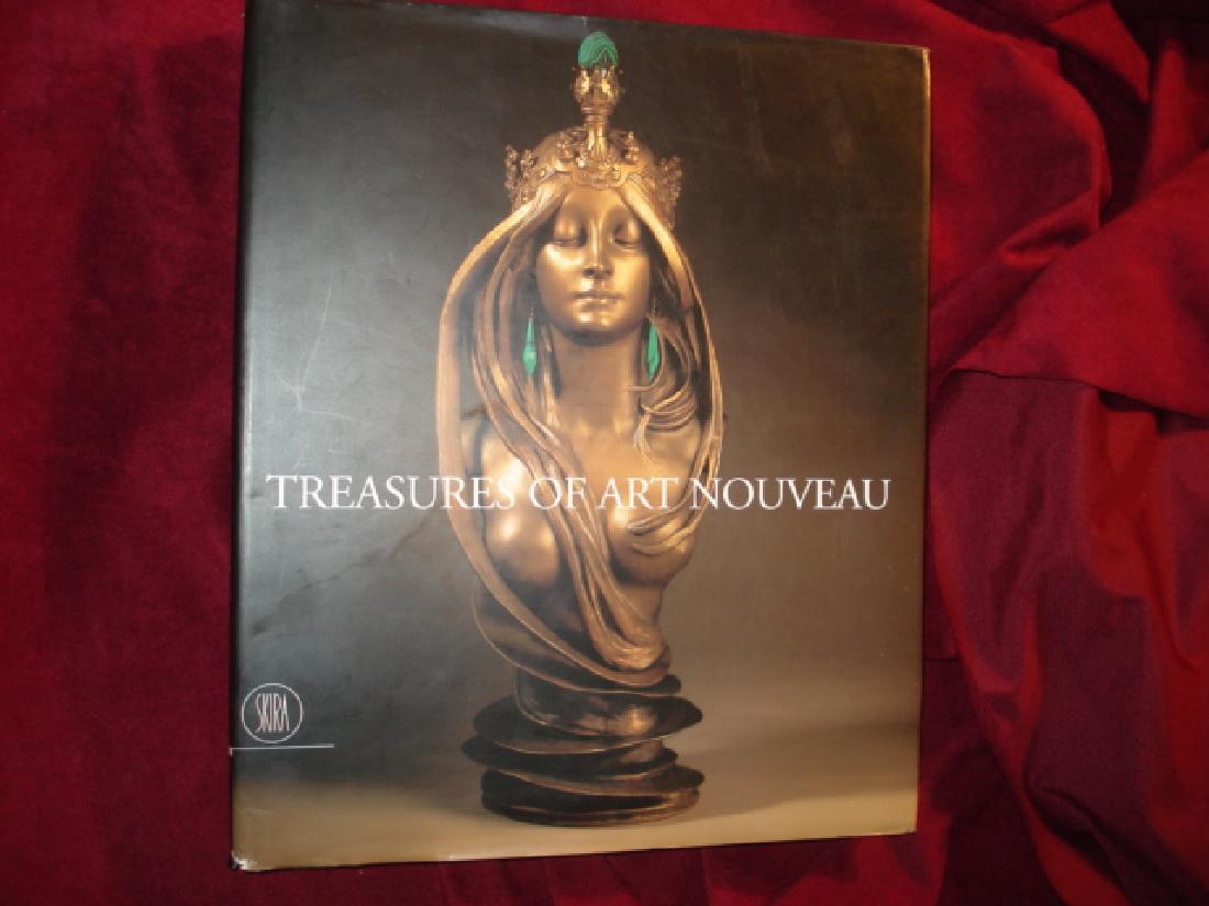 Treasures of Art Nouveau Collections of Anne-Marie: Treasures of Art Nouveau. Through the Collections of Anne-Marie Gillion Crowet. Draguet, Michel. Skira. First edition. 4to. Illustrated in black, white and color. Please note that this lot has a confi
