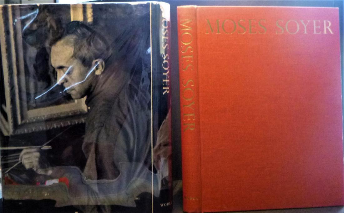 Moses Soyer - Inscribed 1st edition: Moses Soyer - Inscribed 1st edition Moses Soyer American Art 1920-1960 1st edition 1962, World Publishing Co. Approx. 9.5x12 inches. Moses Soyer was a pivotal social realist painter at a time when Ame