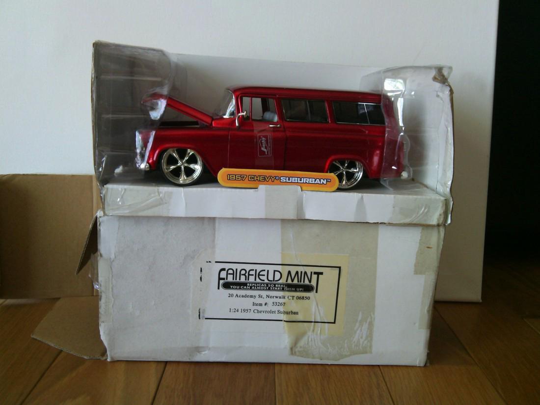 1957 Chevy Suburban Model Car (1 of 1)