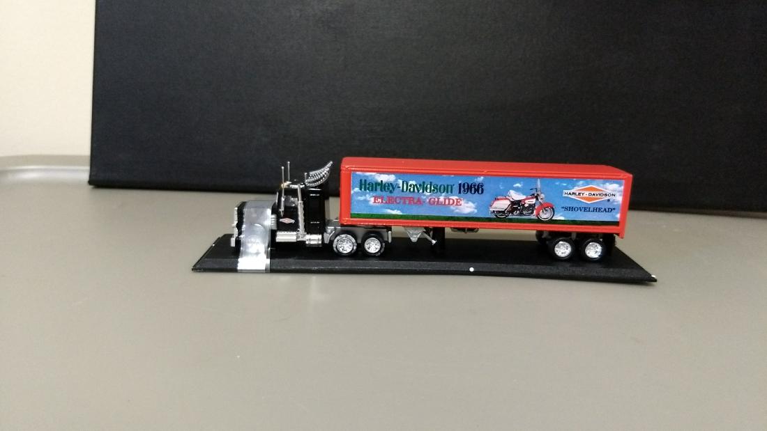 1966 Harley Davidson Tractor Trailer Model Car (1 of 1)