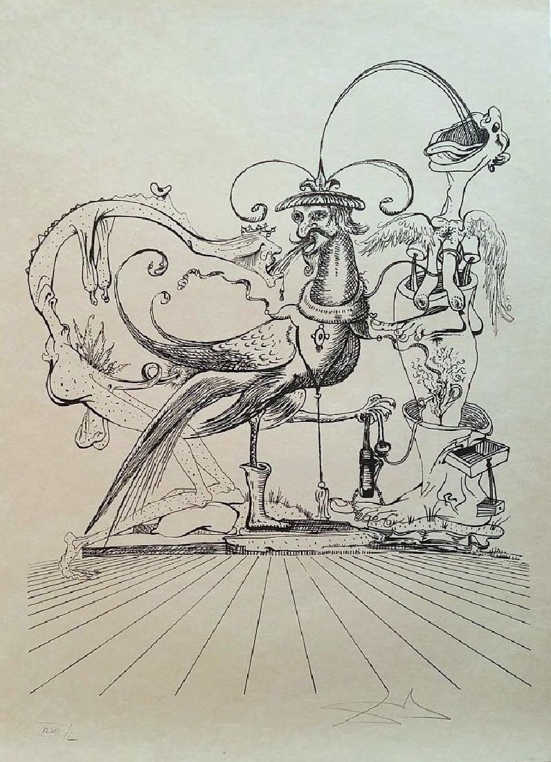 Salvador Dali Lithograph Les Songes Drolatiques (1 of 4)