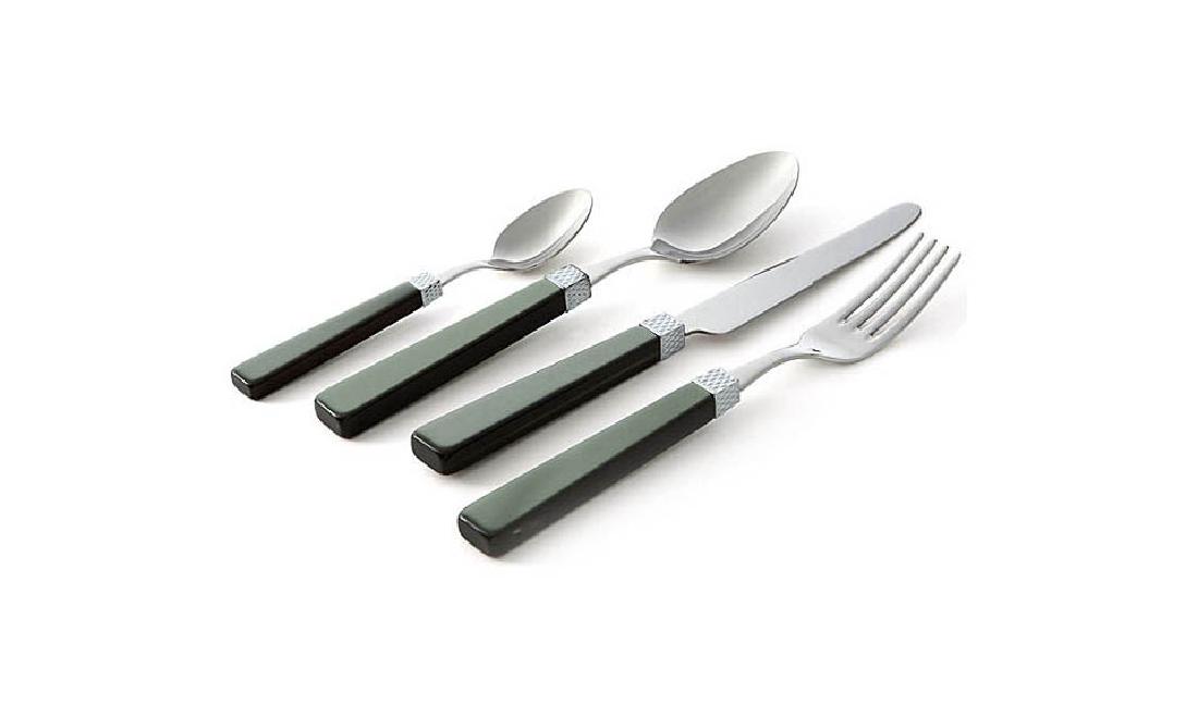 Diamante 24 Piece Flatware Set, Made in Italy (1 of 3)