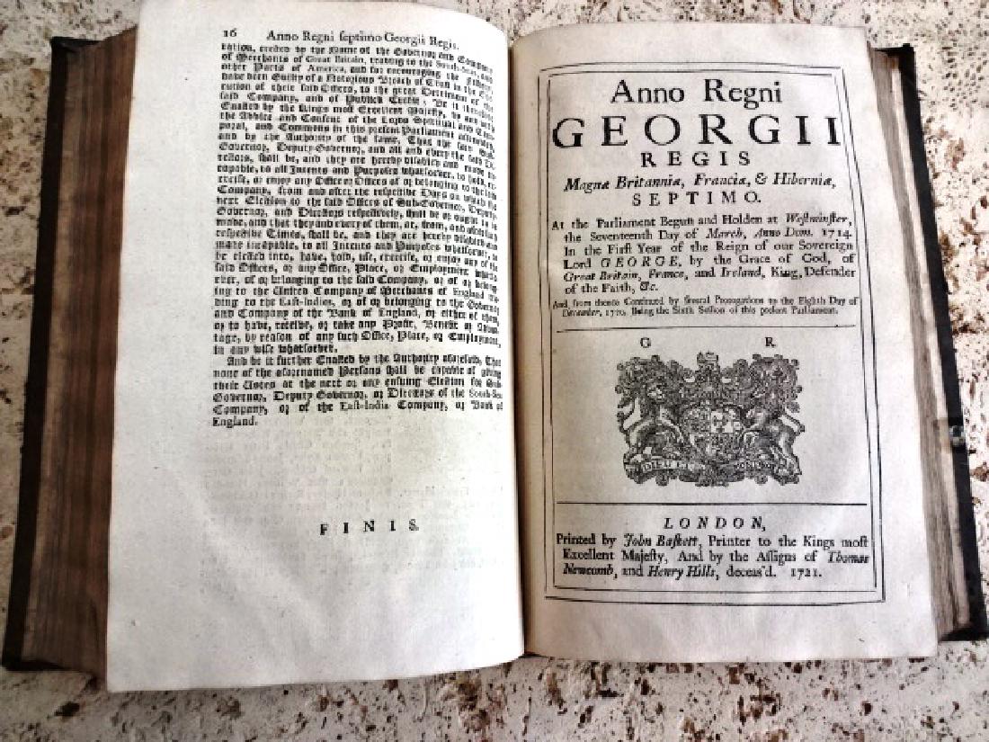 1720 Anno Regni George I Bound Volume South Seas (1 of 6)