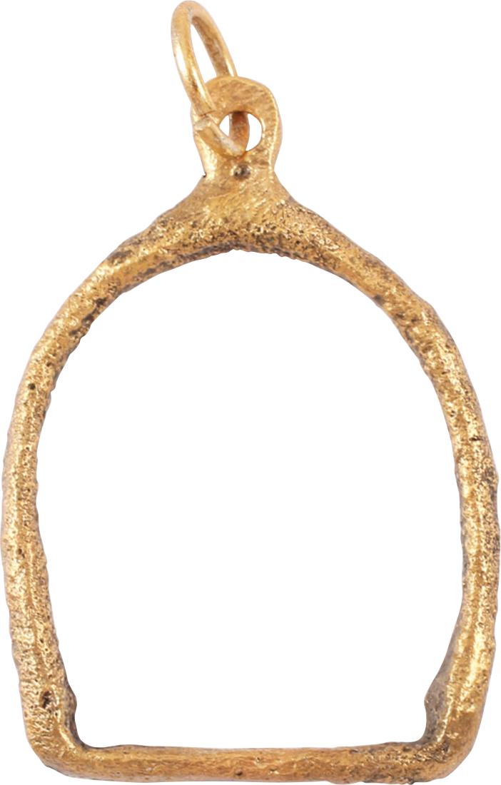 VIKING STIRRUP PENDANT 850-1050 AD (1 of 1)
