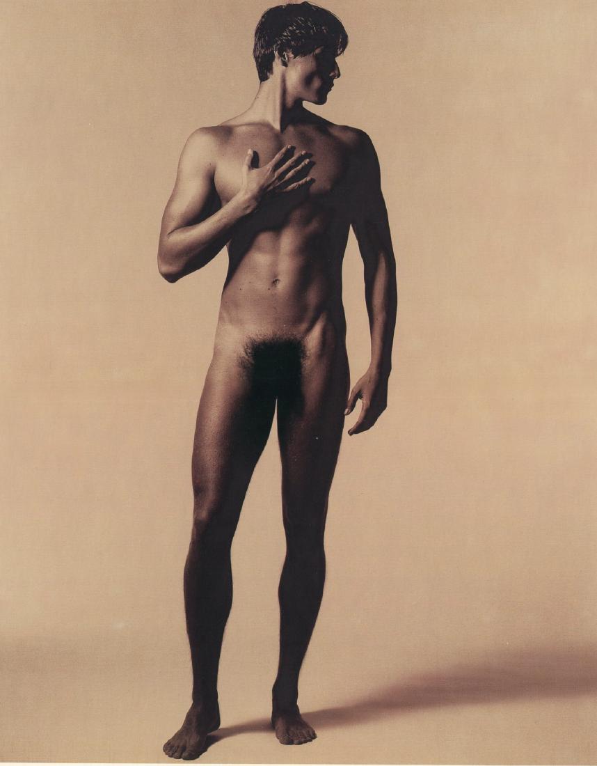 KARL LAGERFELD - Daniel Sand: Artist: KARL LAGERFELD Print Title: Daniel Sand (censored) Medium: Large Satin Finish Umber PhotoLithograph Printer: Upstate Litho, NY Printing Date: 1977 Image Size: 10.5 x 13 inches Karl Otto Lagerf