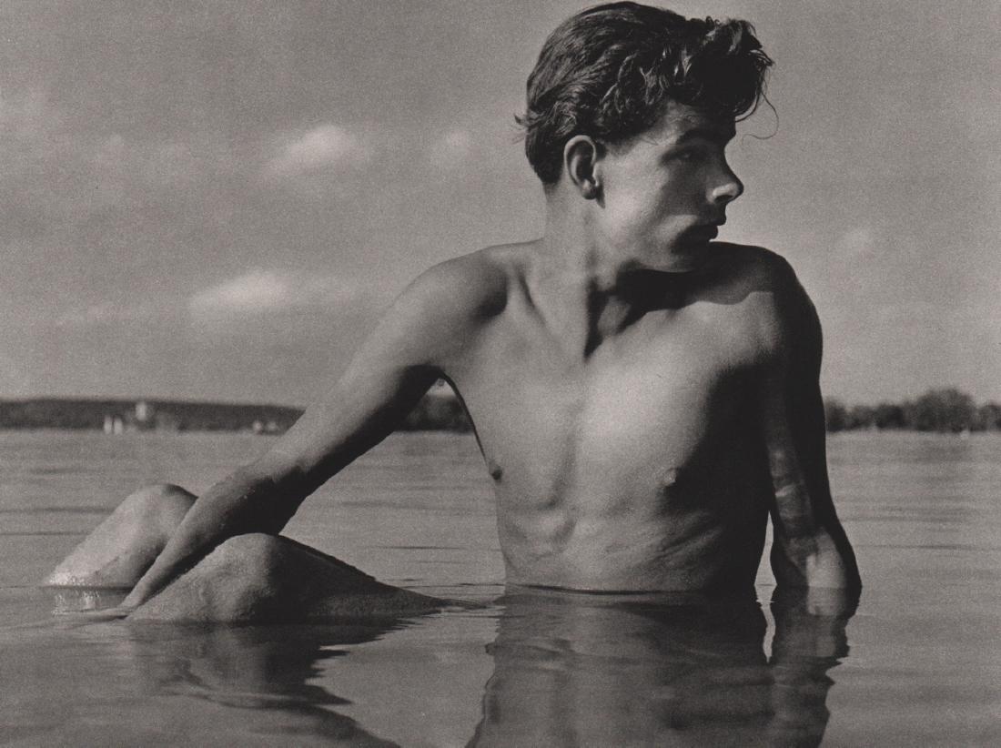 HERBERT LIST - Ammersee, Germany, 1950: Artist: HERBERT LIST Print Title: Ammersee, Germany, 1950 Medium: Vintage Sheet-fed Gravure Printed: Japan Printing Date: 1988 Image Size: 9" X 7" HERBERT LIST (1903-1973) was a German photographer, w