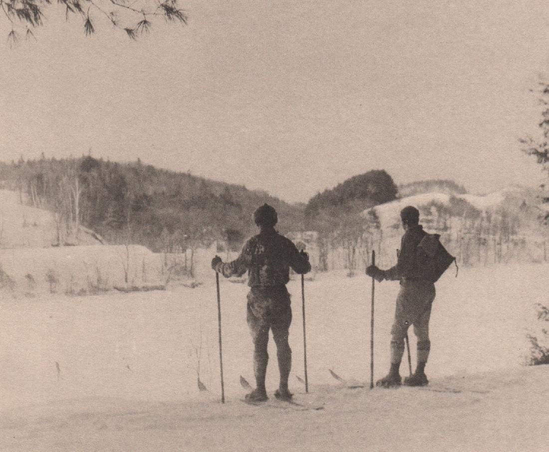 RALPH STEINER - Dartmouth - The Connecticut: Artist: RALPH STEINER Print Title: Dartmouth - The Connecticut Medium: Vintage Collotype Printed in New York Printing Date: 1922 Image Size: 5" X 4" Steiner's First Published Work while Attending Dart