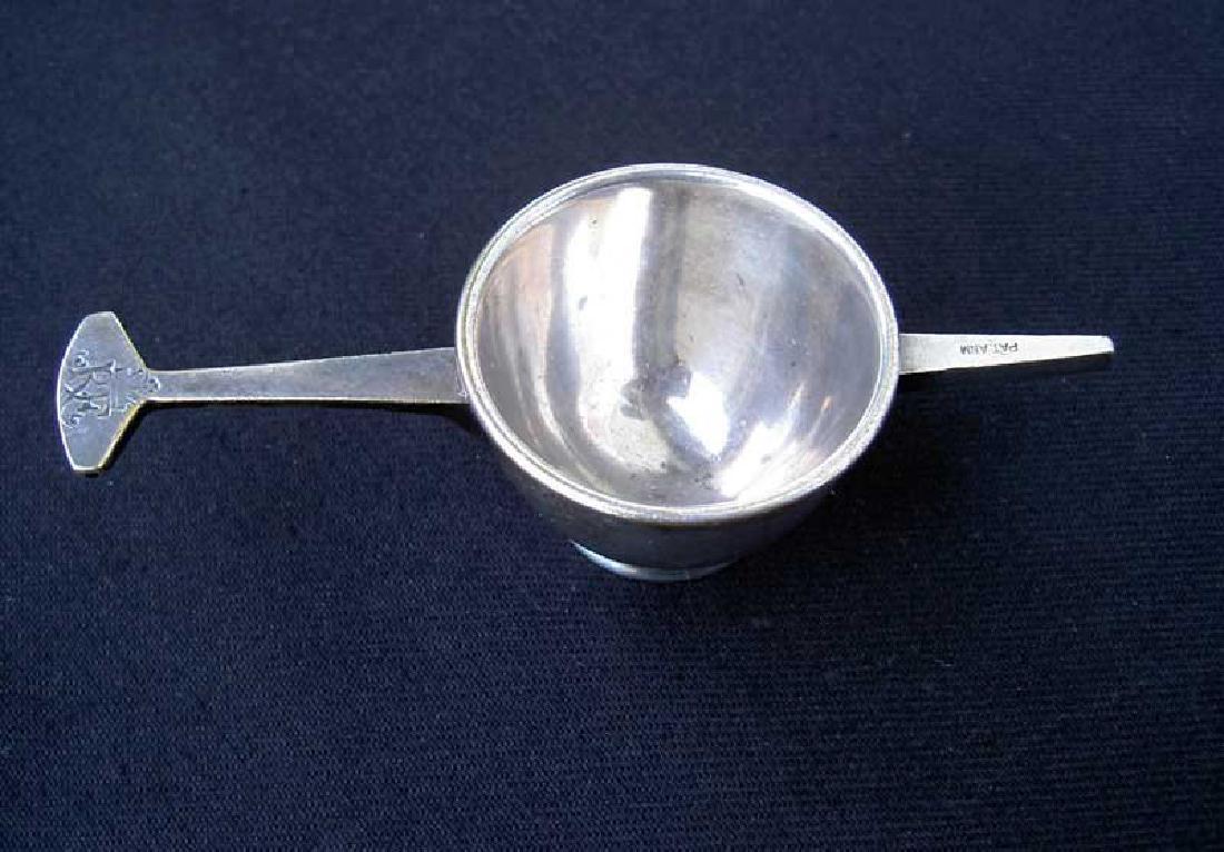 Antique Possibly Danish Silver Plate Jigger, 20th C (1 of 5)