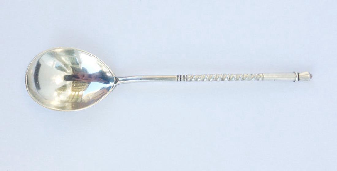 Antique Russian Imperial 84 Silver Spoon, 1889 (1 of 3)