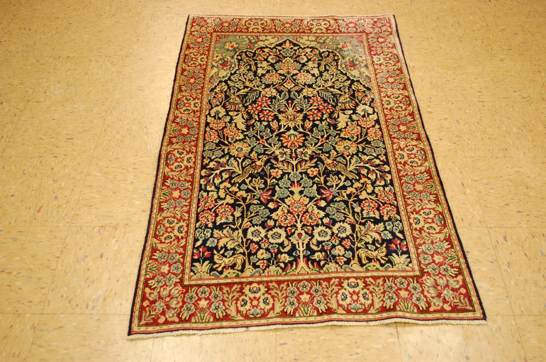 Tree of Life Persian Kerman Lavar Ravar Rug 3x5.2 (1 of 10)