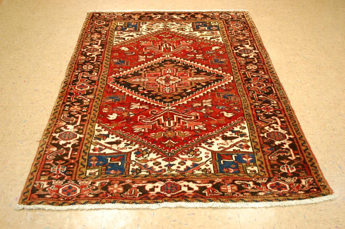 Persian Heriz Serapi Rug 4.9x6.8 Nicely Preserved (1 of 10)