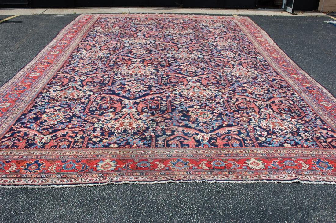 Vintage Persian Mahal Rug 13.8x19 (1 of 10)