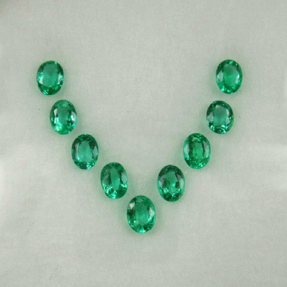 1.70 Carat Loose Zambian Emerald Necklace Set (1 of 4)