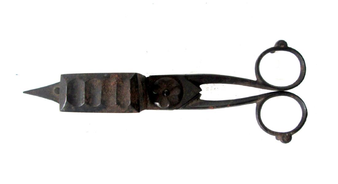 19th C Wick Trimmer/Snuffer (1 of 9)
