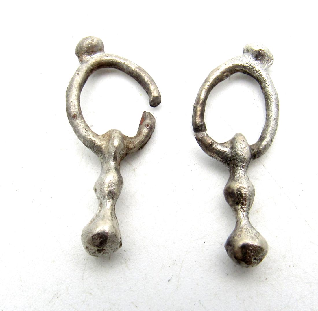 Pair of Silver Viking Earrings (1 of 3)