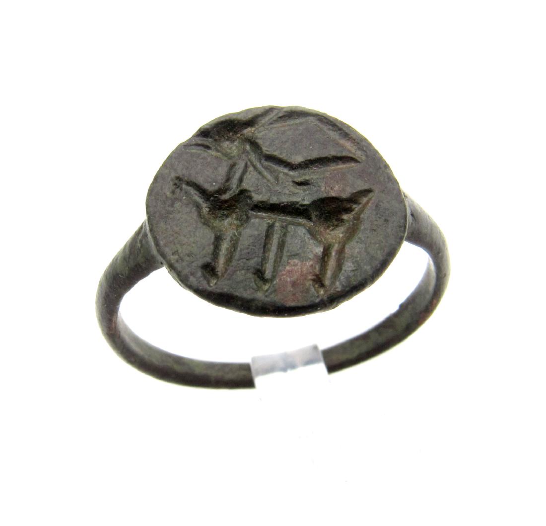 Roman Seal Ring with a Deer (1 of 4)