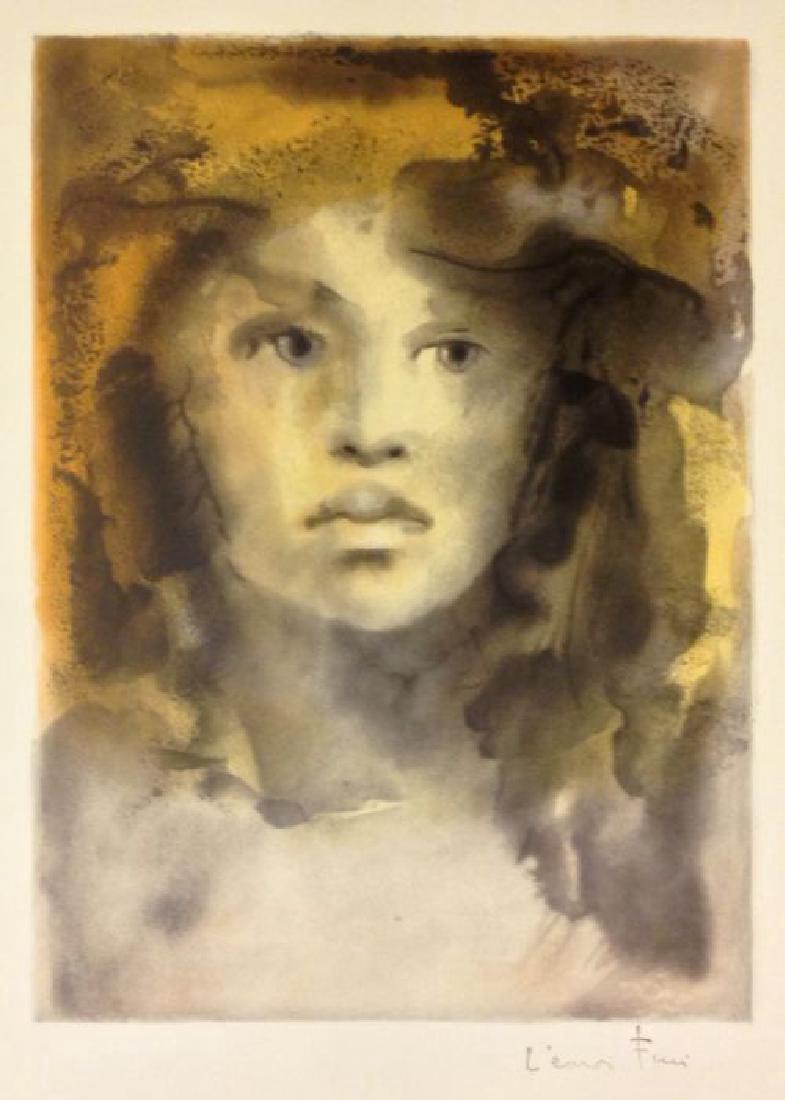 Leonor Fini Lithograph ‘Passager’: ‘Passager’ Medium: Lithograph, Year: 1990, Size: 380x510mm, edition size: 275 (not numbered), signature: stamp signed. Leonor Fini (1907–1996) was an Italian surrealist painter, designer, illust