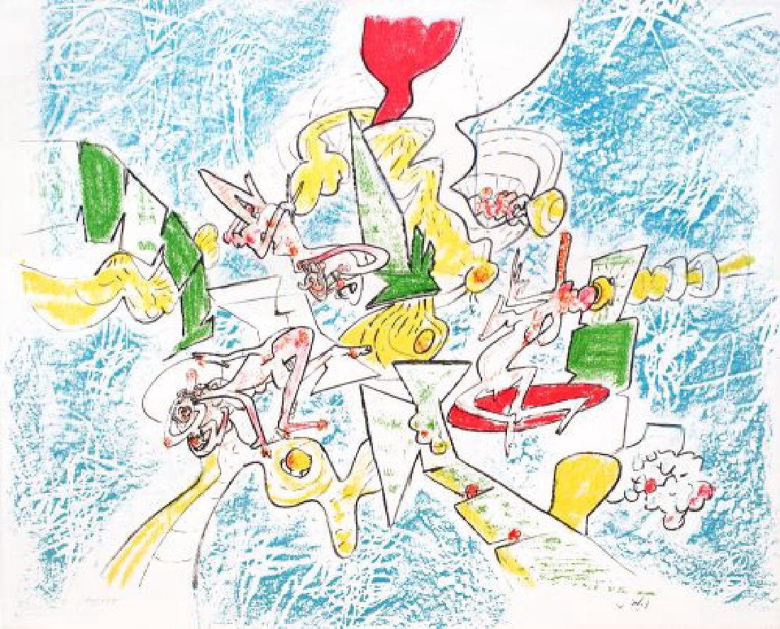 Roberto Matta Lithograph Sans titre (1 of 1)