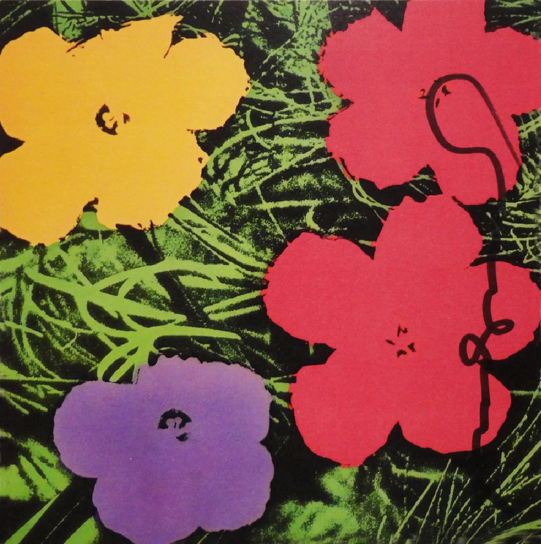 Andy Warhol, After Flowers Card Signed (1 of 3)