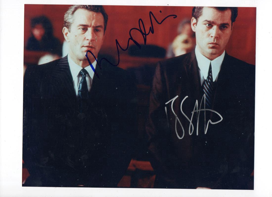 Robert Deniro & Ray Liotta Signed Autograph Good Fellas (1 of 3)