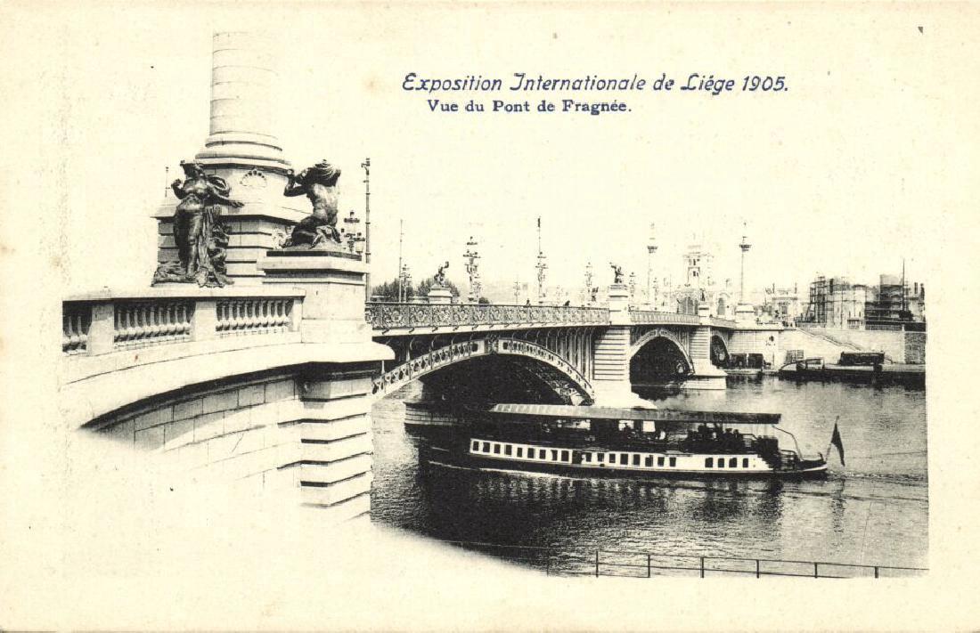 Lot of 9 Postcards International Expo 1905 Belgium (1 of 10)