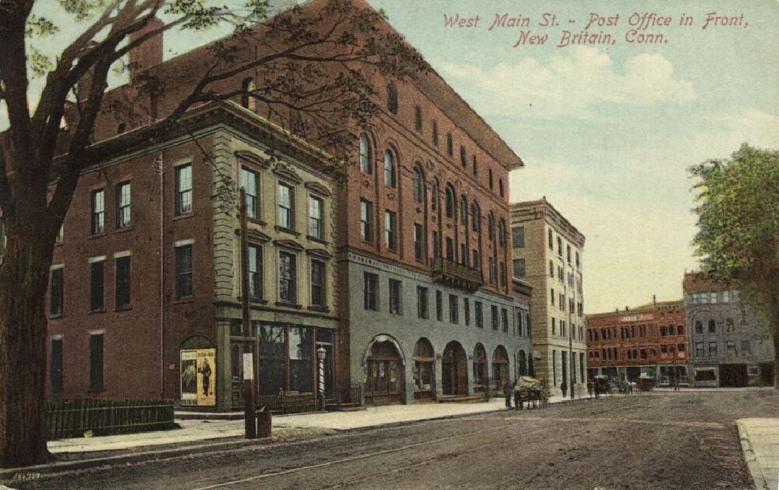 Lot of 10 Old Postcards of US Post Offices