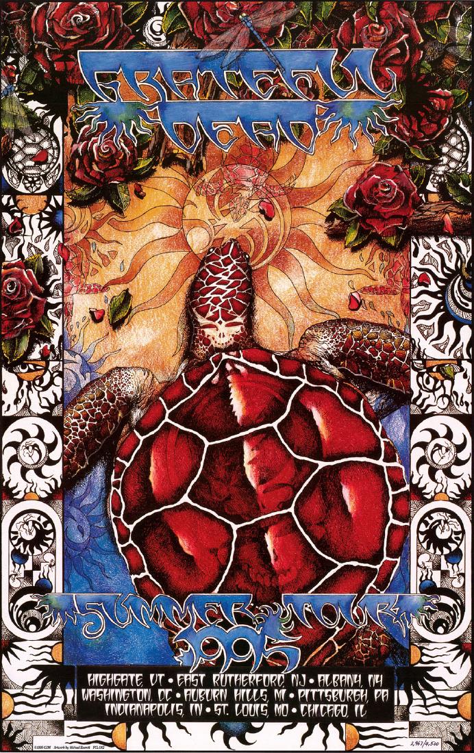1995 Grateful Dead Summer Tour Poster (1 of 1)