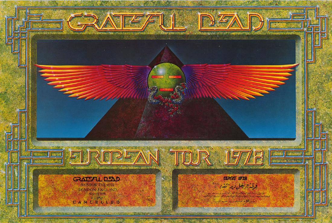 1978 Grateful Dead Rainbow Theater Poster (1 of 1)