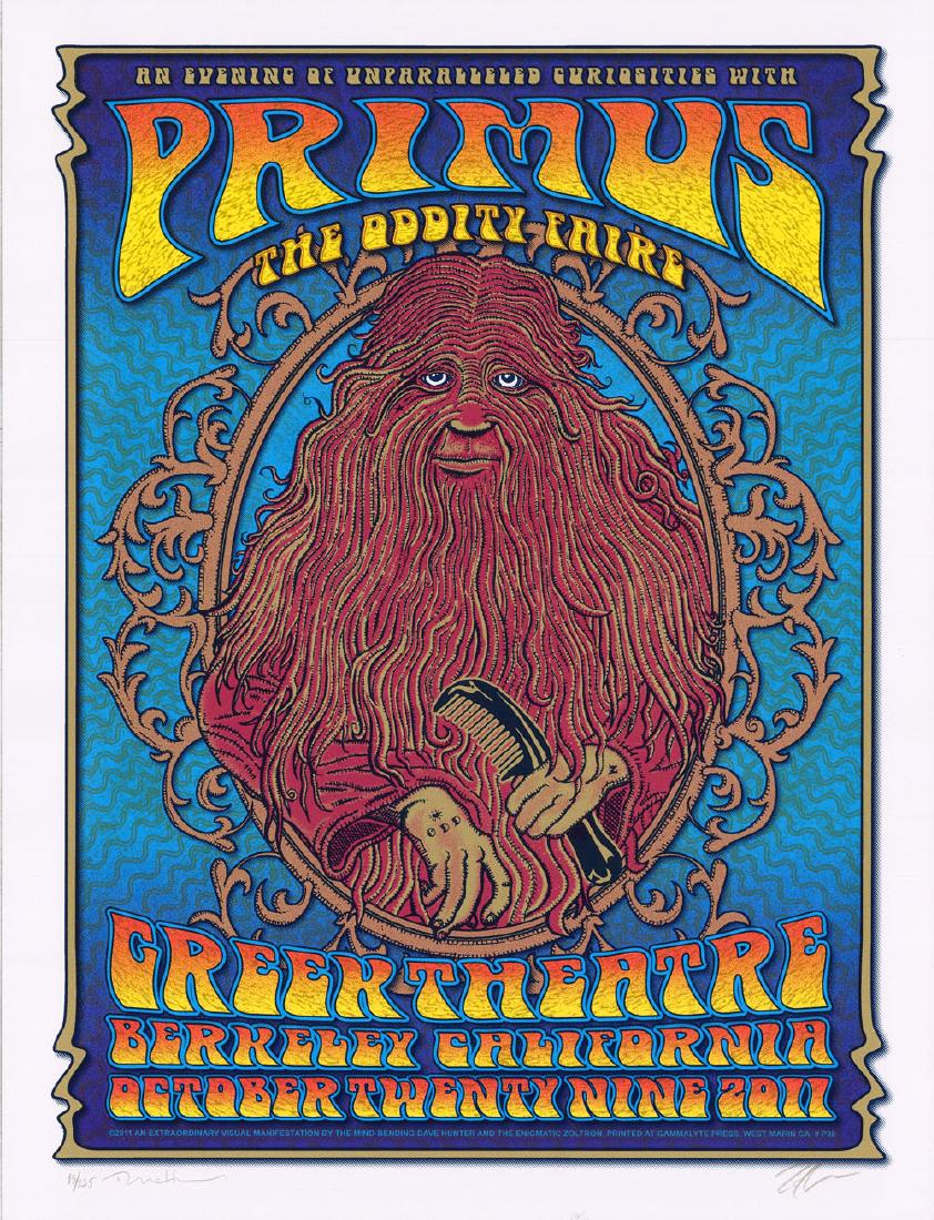 2011 Primus Poster by Dave Hunter and Zoltron (1 of 1)