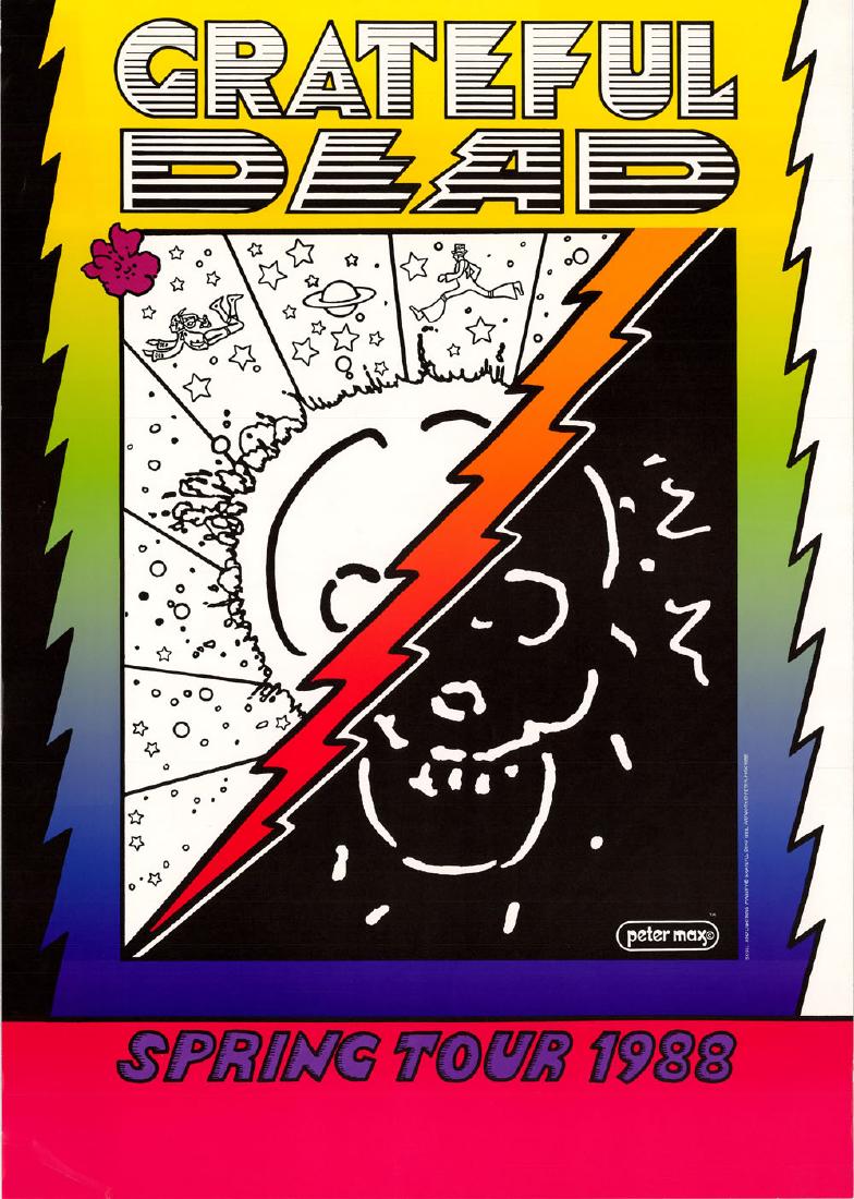 1988 Grateful Dead Spring Tour Poster (1 of 1)