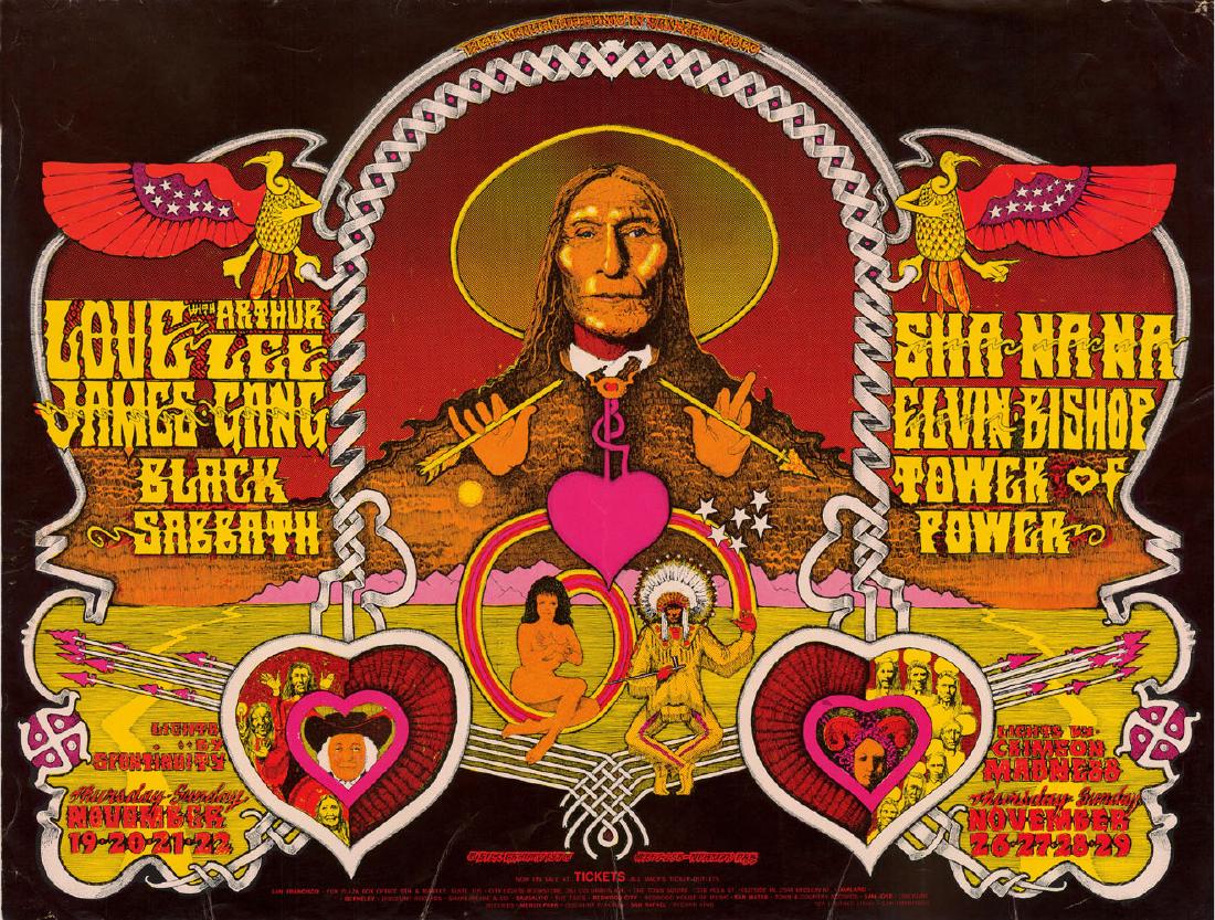 Attractive Bill Graham Poster Featuring The James Gang (1 of 1)