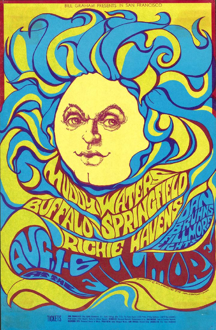 Beautiful Buffalo Springfield Poster from 1967 (1 of 1)