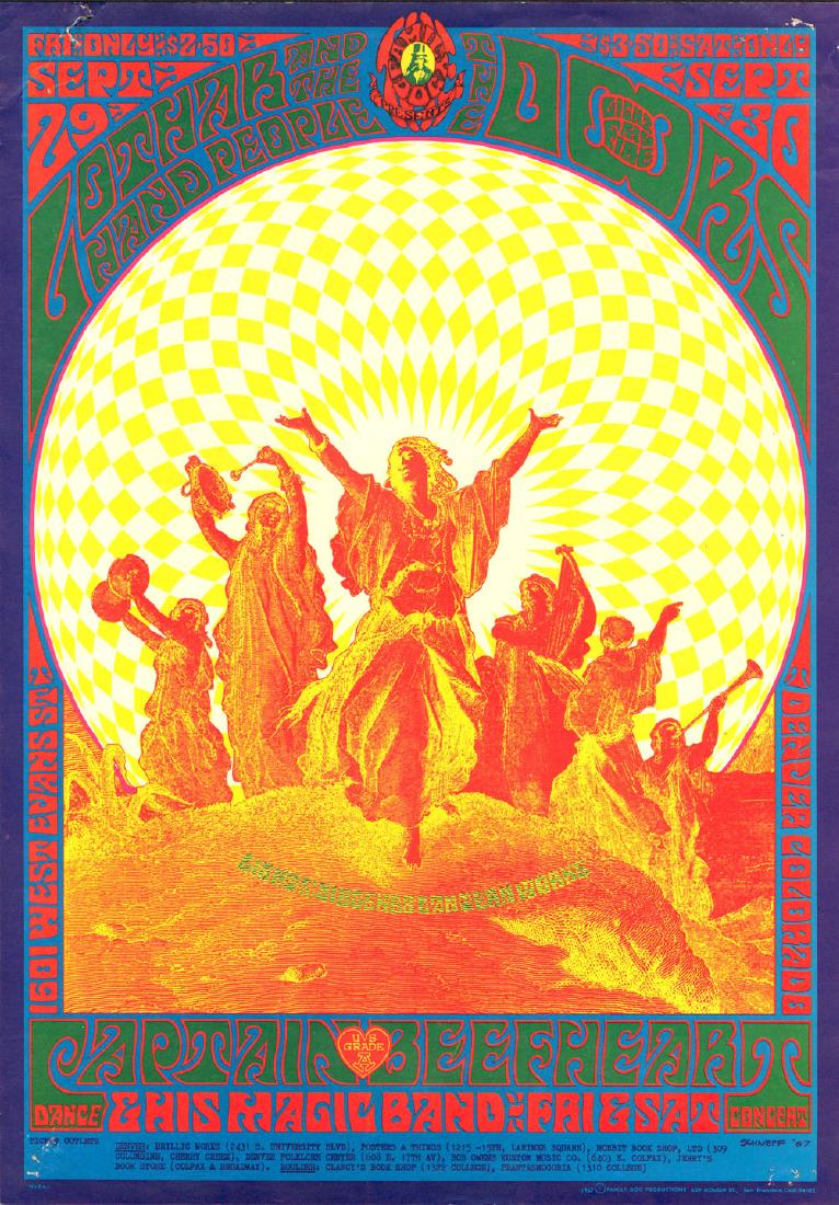 1967 Denver Family Dog Doors Poster (1 of 1)