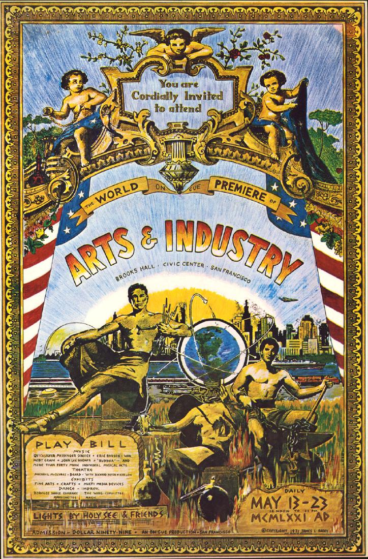 Scarce 1971 Arts & Industry Poster (1 of 1)