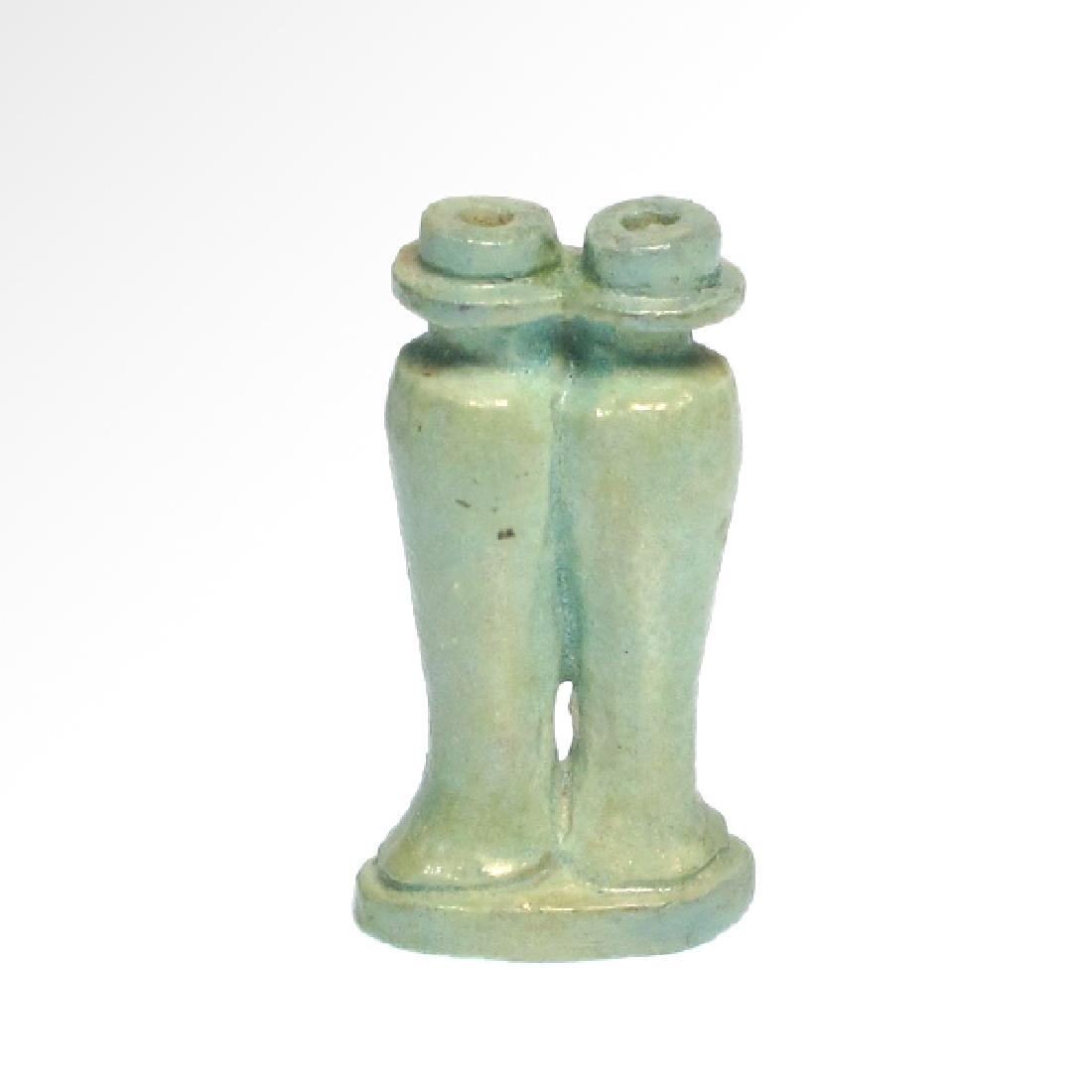 Small Egyptian Cosmetic Double Vessel, c. 600 B.C. (1 of 6)